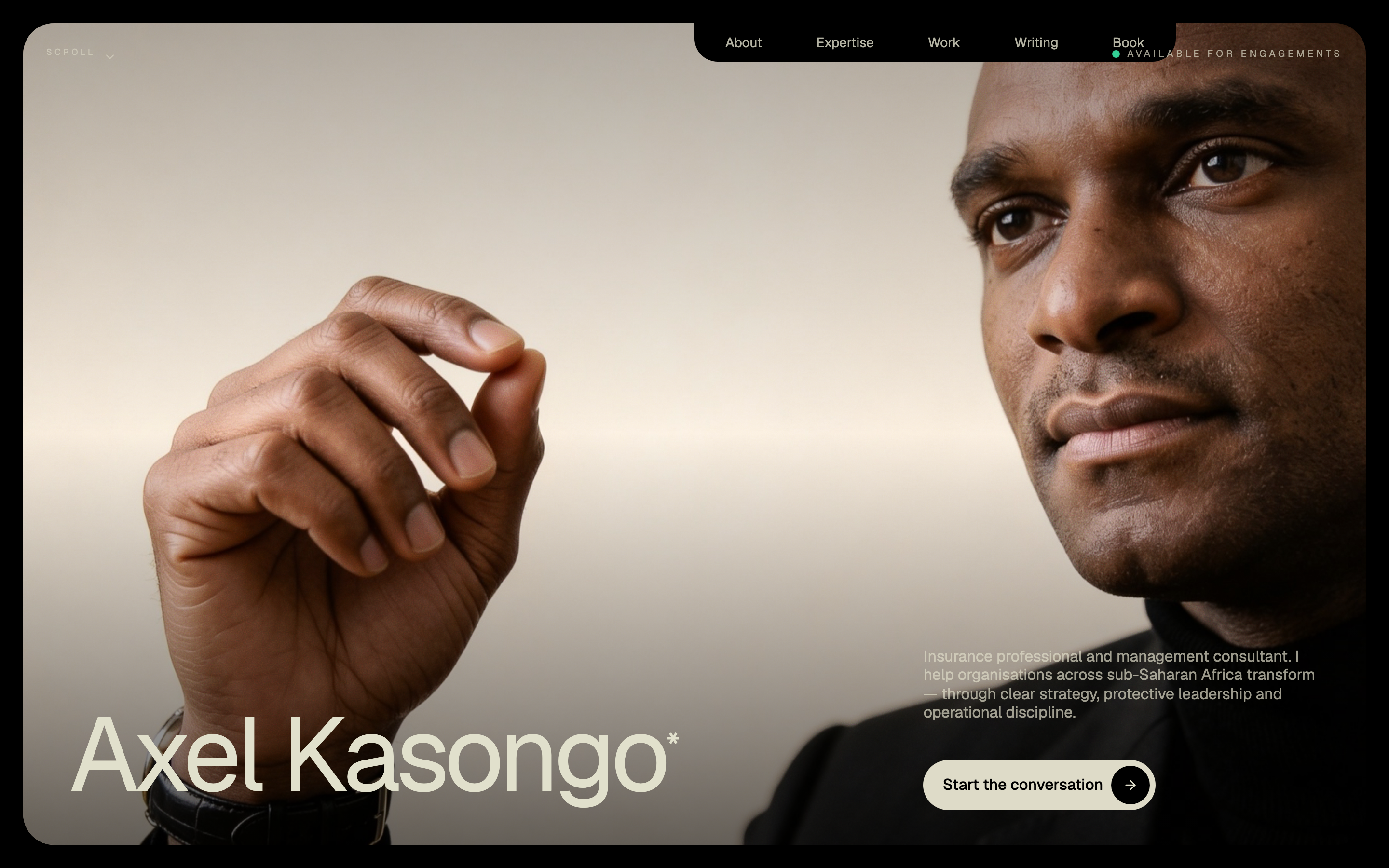 Capture du site AXEL KAST