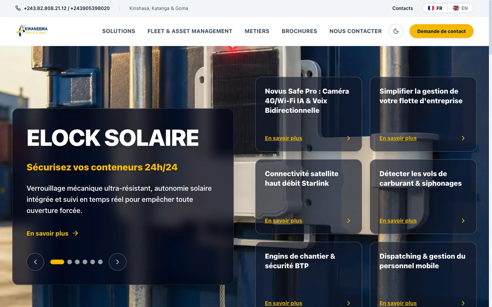 Capture du site KWANEEMA